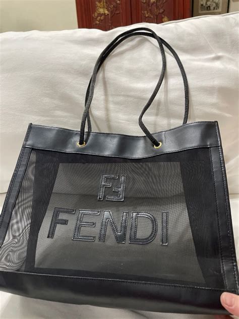 fendi see through bag|fendi purses grey.